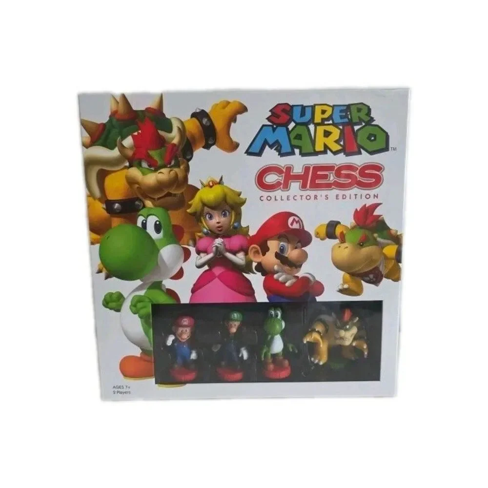 Super Mario Chess Set Collector's Edition -‎ Nintendo/USOPOLY New Free Shipping